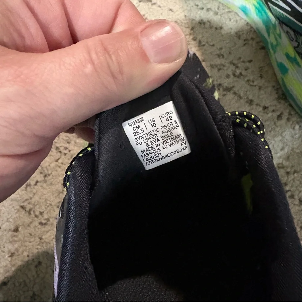 ASICS Womens Noosa Tri 13 Black Green Multicolor Running Shoes Sneakers Size 10 - Picture 7 of 9
